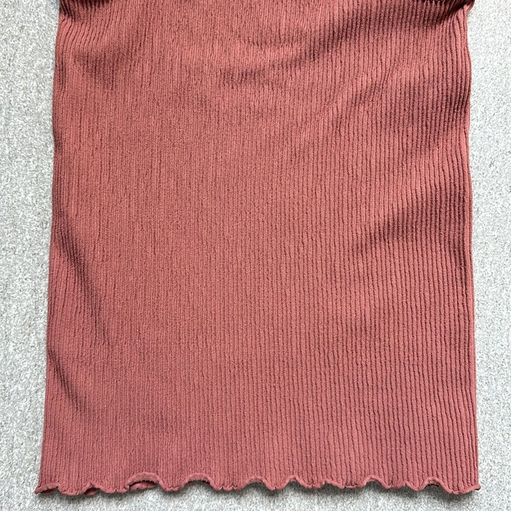 Free People Rust Ribbed Racerback Tank Top - Picture 10 of 14